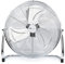 PureMate 20 Chrome Gym Floor Fan with 3 Speeds and Adjustable Fan Head, Portable Floor Standing Fan with Powerful Circulation for home, Garage, Shop and Office