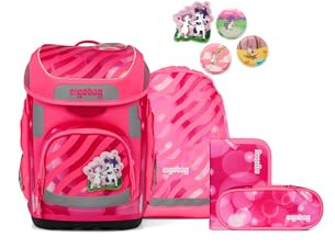 ergobag cubo Set ergonomischer Schulranzen Klassisch 5-teilig 1. Klasse Grundschule