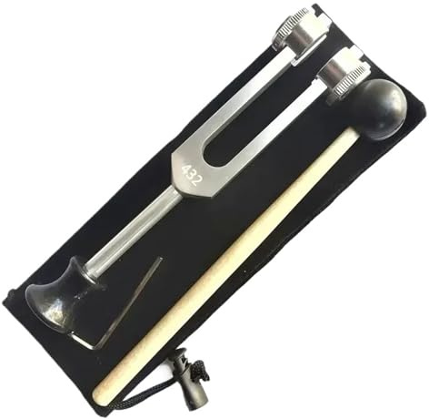 Stimmgabel-Set Stimmgabel aus Aluminiumlegierung, klanggewichtete Stimmgabel, Schlaginstrumente(432Hz)