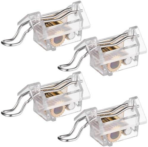 DECOMELODY 4 Piezas Mecanismo de Bloqueo de Cuerda para Persianas Venecianas Accesorios para Persianas de Ventana Material Resistente Fácil Instalación Repuesto Hogar