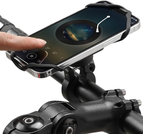 Soporte para teléfono móvil para bicicleta, accesorios de silicona para exteriores, soporte para smartphone para bicicleta, para ciclistas, ciclismo de carretera, bicicleta de montaña, entrega de
