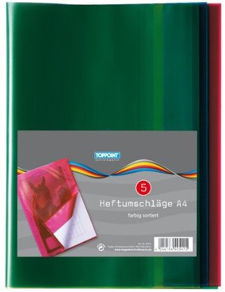 50 (10x 5Stk) Heftumschläge DIN A4