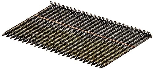 DEWALT DNW28R50E D-Kopf-Nägel (Typ 34°, D-Kopf, Ringschaft, drahtgeb., Ø: 2.80mm, Länge: 50mm, passend zu Akku Nagler DCN690, DCN691, DCN692, DCN695, Druckluftnagler DPN9033 u. DPN9033SM) 2.200 Stück