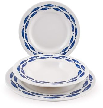 Churchill 826269 Sealife Vajilla de 18 piezas, Earthware