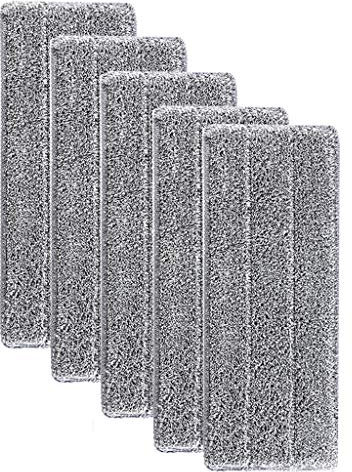 Serpillères en Microfibre pour Balai Lave-Sol Housse de Nettoyage de Rechange La Tête de Ménage de Vadrouille pour Balai Plat Lingettes de Nettoyage 33x12mm Serria