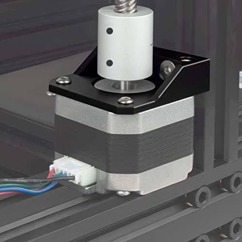 UniTak3D Z-Achse Schrittmotor Halterung Ender 3 Stepper Bracket Nema 17 Motor Montage Mount L-shape Aluminum Alloy für Ender 3 V2/Neo,Ender 3 Pro,Ender 3/Neo,Ender 3 S1,CR10 Smart Pro,CR10S Pro V2