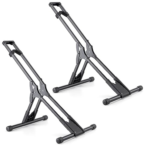 CHEPARK Fahrrad-Bodenständer für den Innenbereich, für die Garage/Zuhause, Fahrradaufbewahrung, Fahrrad-Parkträger für Mountainbikes mit einer Größe von 50,8 cm - 73,7 cm (2 Fahrradträger)