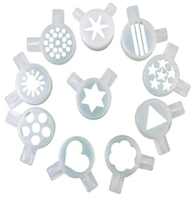 UmfanG Ersatzteile for Softeismaschinen, Zubehör for Deckeldüsen, 10 Stück. Fantastisches Zubehör for Modellierdeckel, 29 mm Innendurchmesser