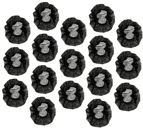 Black Disposable Non-Woven Microphone Pop Filter Covers, 100 Pack