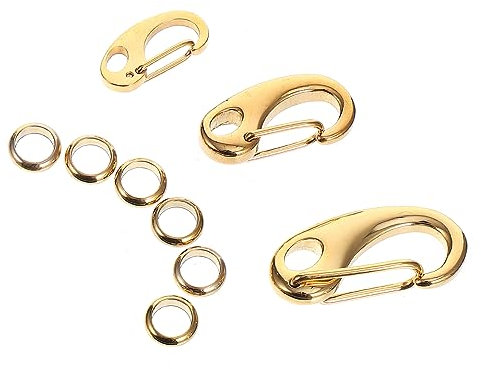 CORHAD 3stücke Edelstahl Pet Tag Clips Mit Karabinern Und Ringen Robuster Hundehalsbandclip Leichter Sicherer Halter Für Hundemarken Und Schlüsselanhänger Bequem Für Katzen Und Hunde