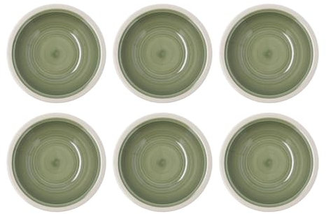 Quid Calypso 6 Plato Hondo Cerámico 21,5cm Loza Apto Microondas Guarde Los Platos En Un Lugar Seco Y Ventilado Apilable