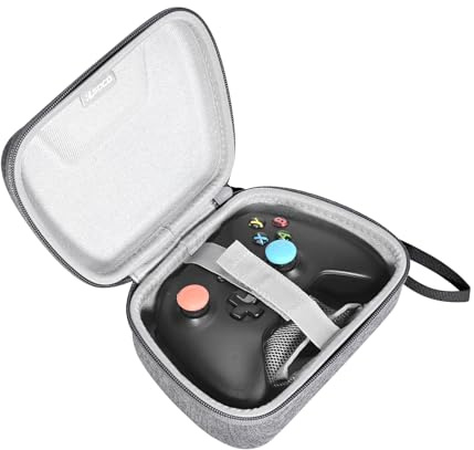 RLSOCO Hard Case for Xbox Core/Xbox/Xbox Elite Series 2 Core/Xbox One Wireless Gaming Controller - Grey (Case Only)