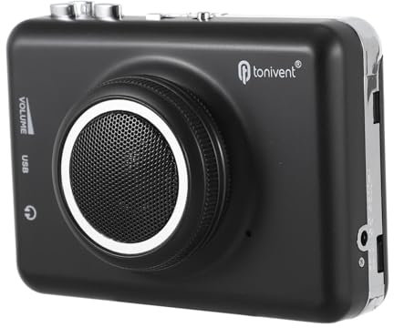 Hoement Kassettenspieler USB Kassetten Zu Mp3 Konverter Tragbarer Musikplayer Für Alte Kassetten Mit Kopfhöreranschluss