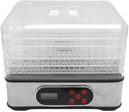 Dehydrator, Frys Torktumlare Mat Dehydrator Mat Dehydrator med Temperaturkontroll och Timer Elektrisk Torkmaskin för Kött örter Nötköttgrönsaker Grönsaker (#1)