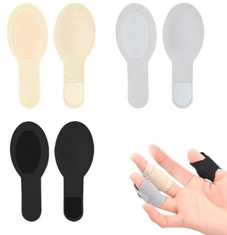 EUYKQNOI 6 Stück Fingerschiene Ringfinger,Fingerbandage fingerlinge verband sche Schiene Splint Fingerorthese Zur Ruhigstellung Schnappfinger Kapselriss,Geeignet Für Zeigefinger,Mittelfinger,Ringfinge
