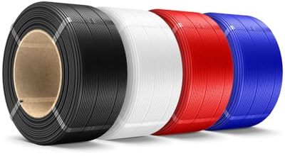 SUNLU 500G Filament PLA+ Rechargeable 1,75 mm, Lot de Filaments PLA Plus pour Imprimante 3D, Lot de Recharge de Filament PLA sans Bobine pour Bobines Réutilisables Compatibles avec les Imprimantes
