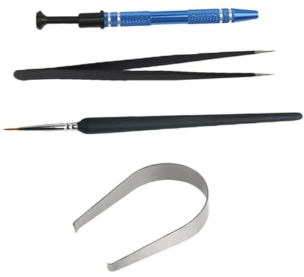 FUNNETOYU Kit De Teclado De Herramienta para Lubricación De Teclado Mecánico Soporte para Vástago De Incluye Lápiz para Abrazaderas De Eje