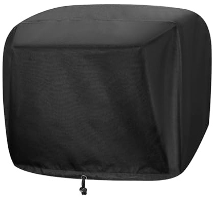 Ranley Funda para barbacoa | Cubiertas de parrilla para exterior | Chaqueta antipolvo con cordón ajustable, protección resistente, portátil para mesa exterior, parrilla, cocina