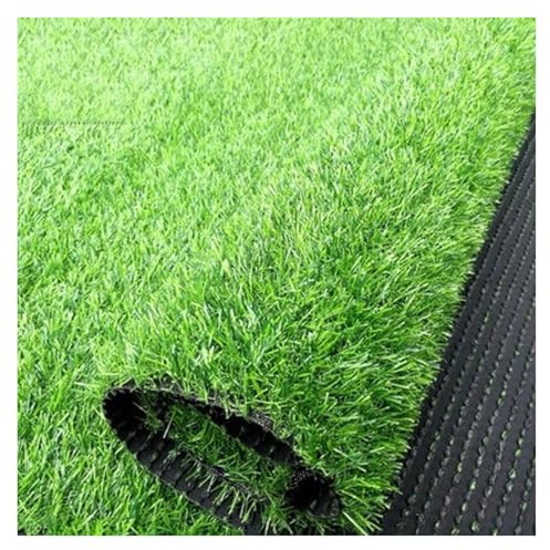 MYJIO Pelouse Artificielle Réaliste Faux Gazon Extérieur sous-Couche de Gazon Artificiel pour Jardin Tapis Patio Balcon Faux Gazon (1x2m/3.28x6.56ft)