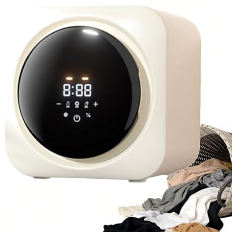 TozMvi Machine à Laver Portable - Laveuse Portable Entièrement Automatique-Nettoyage du Baril - Mini Machine à Laver Les Chaussettes De 3,5 L - Petit Sèche-Linge Mural Desktop