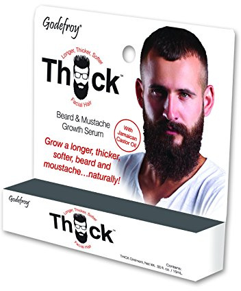 Sérum Godefroy para estimular el crecimiento de la barba y el bigote.