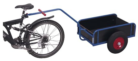 Fahrradanhänger mit Bordwand Traglast (kg): 400 Ladefläche: 1105 x 535 mm RAL 5010 Enzianblau