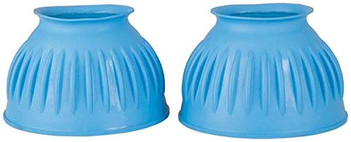 TdeT Hufschützer aus Gummi, geschlossen, himmelblau, L