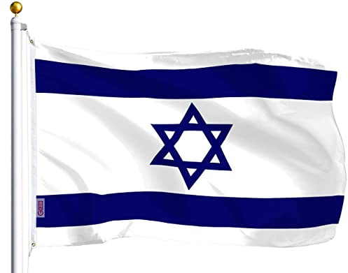 G128 israel (israel) bandera | 3x5 pies | impresas - los colores vibrantes, arandelas de latón, la calidad del poliester