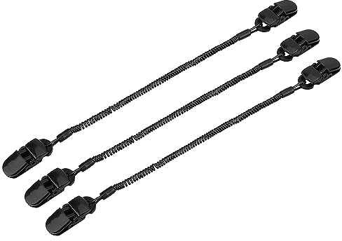 Alomejor 3 St¨¹ck Hut Clips Sicherheitsverschluss Winddicht Sturmsicher f¨¹r Angeln Bootfahren Segeln Outdoor-Aktivit?Ten