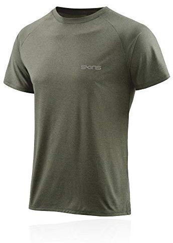 Skins Herren Activewear Bergmar Mens Active Top S/s Round Neck ma kurzärmelig, Utility Marle, Small