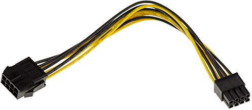 KALEA-INFORMATIQUE Cable adaptador ATX 8 pines Hembra a PCIe 8 pines Macho para tarjeta gráfica. Longitud 20 cm