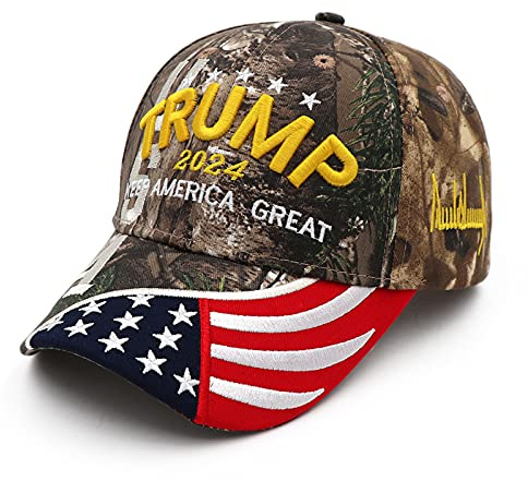 Zebery Trump 2020 Hut, Donald Trump Hat 2020 Keep America Great 3D Stickerei Einstellbare Baseball Cap Hut