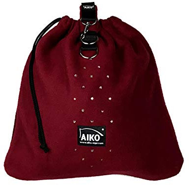 AIKO Reithelm Helmtasche - Bordeaux - Limited Edition - atmungsaktiv
