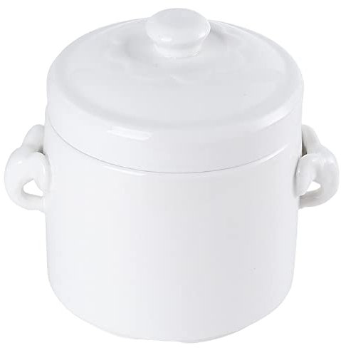 TAMUME Cuenco Sopero de Porcelana con Tapa (600ml)