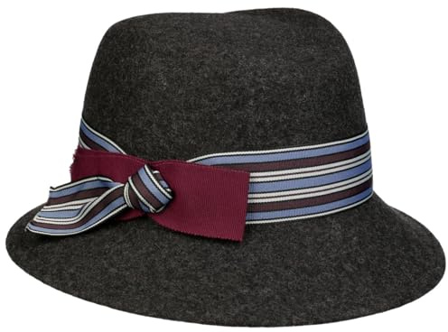 Mayser Fenja Hut Glockenhut Ripsband mit Schleife Made in EU Damen Herbst Winter
