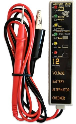 OC-PRO Ladeprüfer für Akku und Lichtmaschine, 12 V Digital Auto-Elektrik-Tester Tester Schaltkreistester