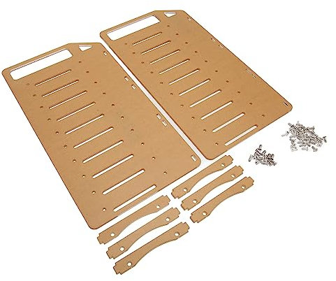 FOLOSAFENAR Support de disque dur DIY , montage facile , dissipation de la chaleur , étagère de disque dur DIY en acrylique , largement utilisé pour les disques durs de 3 , 5 pouces (10 couches)