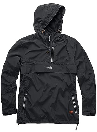 Scruffs Herren Fleece, Schwarz, XL