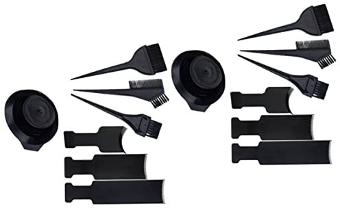 FOMIYES 14 Stk Diy-werkzeug Für Haarfärbemittel Maltafel Haarfärbekamm Diy Haarfärbemittel Rührschüssel Applikatorbürste Für Haarfarbe Haarfärbepinsel Friseurbürsten Pflege Haarfärbeschale