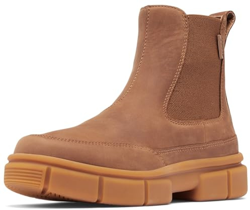 SOREL Bottes Chelsea Explorer STRT pour femme, Velours Tan/Gomme 2, 39 EU