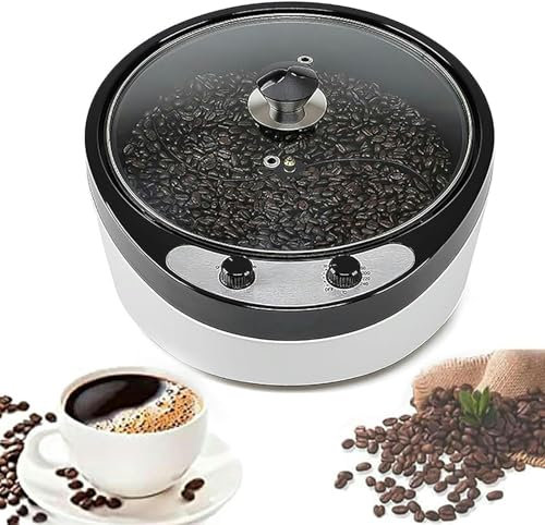 BTURYT Small Home Coffee Roaster, Electric Five Grain Bars Healthy Dried Fruit, Roasted Bean Machine, Large Capacity + 0/240° Adjustable Temperature, For Roasting Whole Grains
