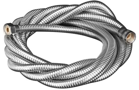 Ersatz Duschschlauch,Brauseschlauch Badarmaturen G1/2 Brauseschlauch, Edelstahlrohr, flexibler, extra langer Brauseschlauch, Bidet-Sprühschlauch, Duschkopf, Bidet-Schlauch-Ersatz