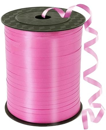 CHJENYI 450 Meter/500 Yard Schleifenband, Balloon Ribbon Curling Band-Ballon Schnur,Geschenkband,Weihnachten Neujahr Partydeko,Basteln, Hochzeitsdeko,Geschenkverpackung (Rosa)