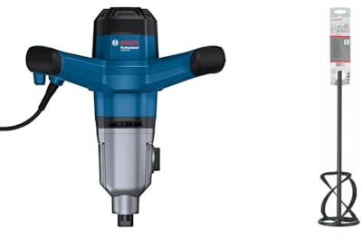 Bosch Professional Cesta Mezcladora para yeso, hormigón y mortero (Cesta-Ø: 120 mm, Cantidad de mezcla: 10-25 kg, Accesorio mezcladoras)