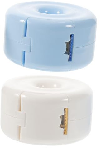 STOBOK 4 Stück -Klebebandhalter facilitation spitzmaschine schulmaterial Büroaccessoire Mini-Aufkleber halter für abklebeband Washi-Tape-Halter kleiner Klebebandabroller Abs