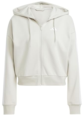 Adidas Damen Essentials 3-Stripes French Terry Full Zip Hoodie