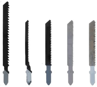 16Pcs Jigsaw Blades Set T Shank HCS/HSS Series Jig Saw Blades Wood PVC Metal Quick Down Cutting Blades Power Tool Accessories