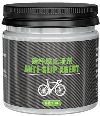Carbonpaste Carbonpaste Sattelstütze - 100g Tragbares, Kohlefaser-Gleitmittel | Lenkervorbauschmiermittel, Montagefett, Fasergriffpaste Für Sattelstützen-Mountainbike-Rahmen, Pedale