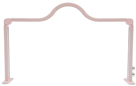 CAIYGG 48W Quadratische Halbmond Nagel Desktop Licht faltbare Nail Tech Light 3 Helligkeitsmodi Wimpern Leuchte LED Maniküre Lampe Einstellbare Farbtemperatur 3000K-6000K (Rosa)