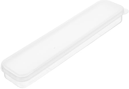 Amosfun Boîte De Rangement Portable pour Couverts avec Couvercle Organisateur Compact pour Cuillères Fourchettes Et Baguettes Léger pour Camping Bureau École